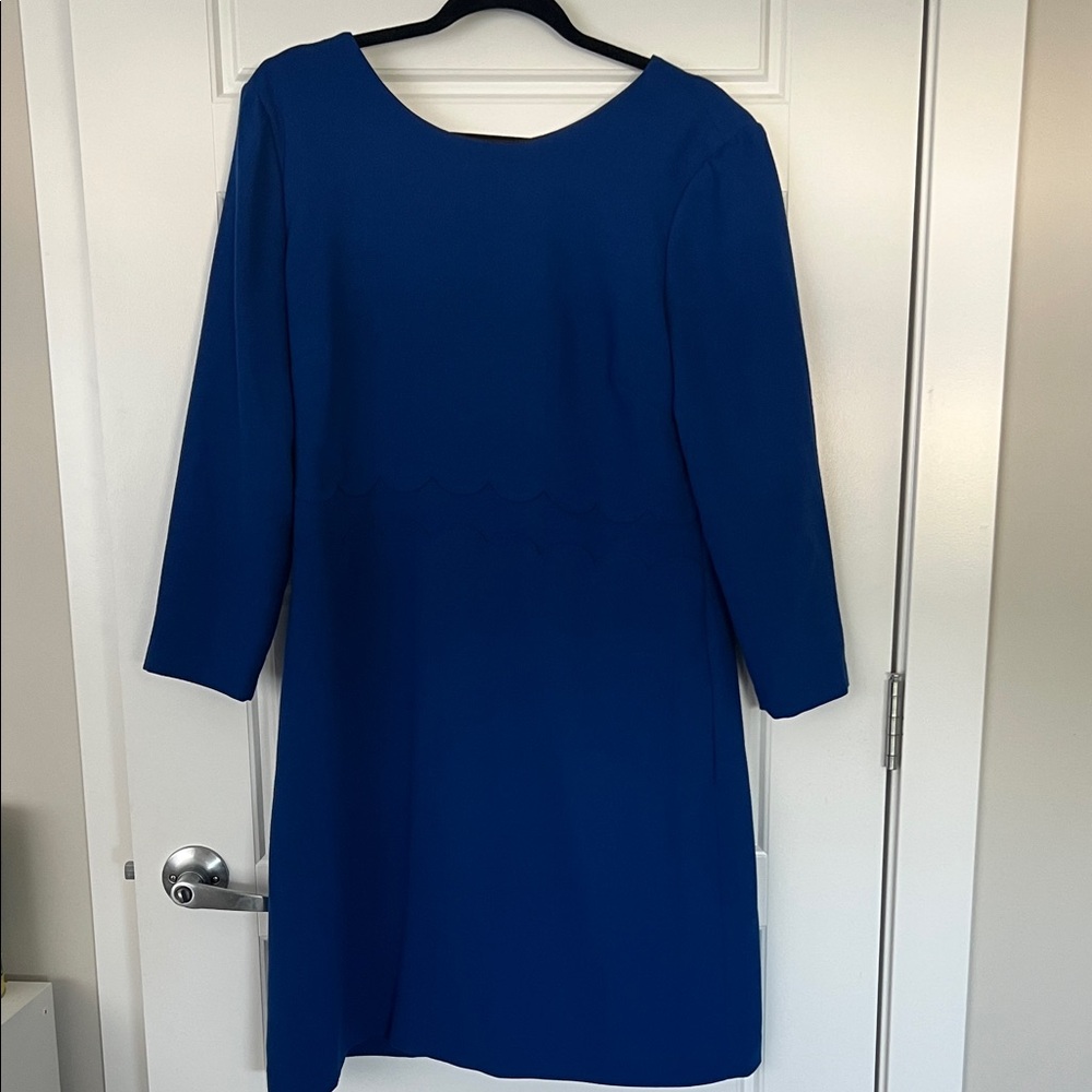 Banana Republic Royal Blue Long Sleeve Dress
